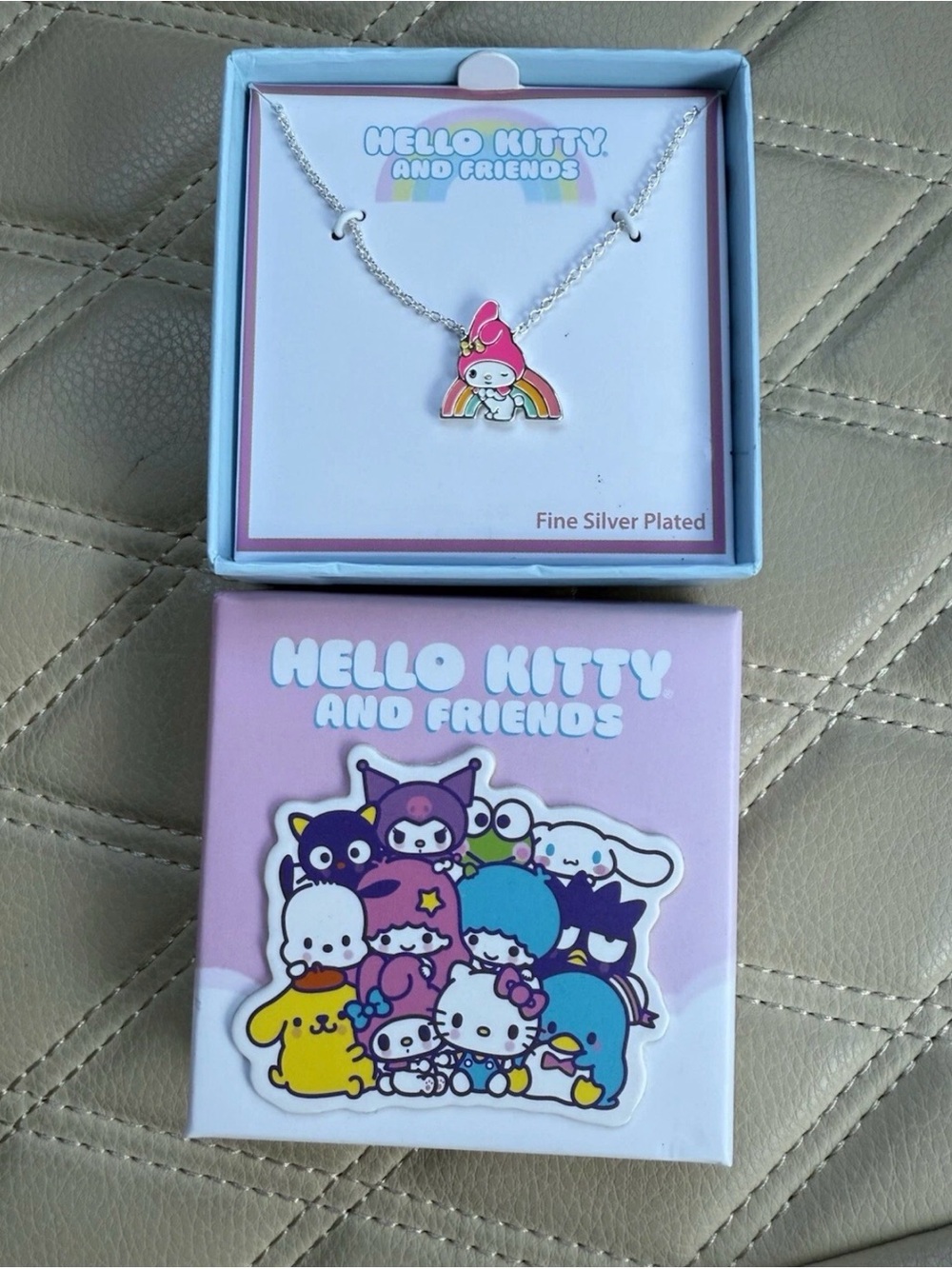 Hello Kitty And Friends NF00784SRKL-18.RT Necklace